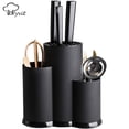 thumbnail image 1 of Universal Knife Block Holder,Plastics Flatware Storage Box Organizer with Drainer,Space-Saving Countertop Storage Stand for Knife Spoon Fork Organizer Rack, 1 of 6
