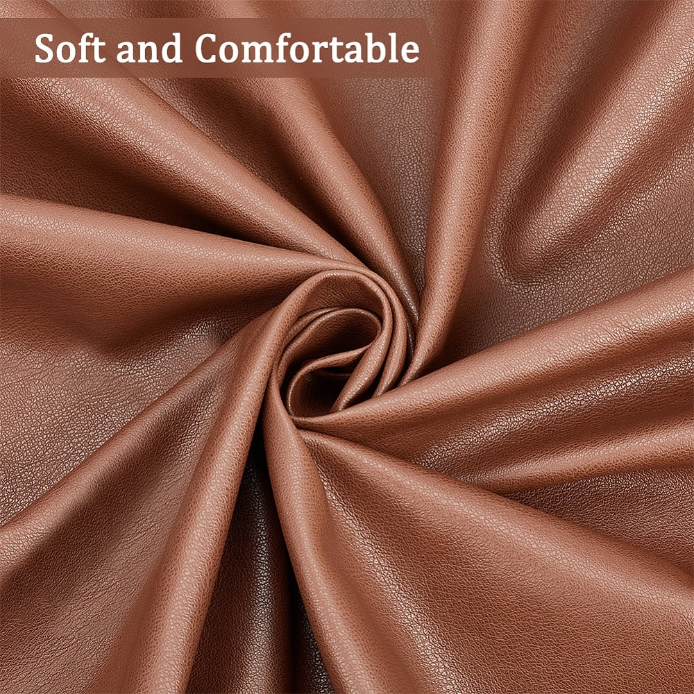 55×39inch PU Leather Fabric Leather Sheets Leather Material Soft Upholstery Leather for Upholstery Crafts Sofa Handbag DIY Sewings