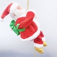 thumbnail image 1 of El anciano trepador de cuentas eléctrico puede cantar una escalera simple y doble, Papá Noel trepando por la chimenea, Papá Noel, 1 of 2