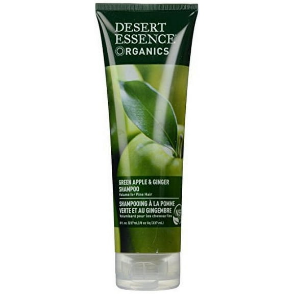 Desert Essence, Thickening Shampoo, Green Apple and Ginger, 8 oz