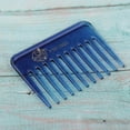 thumbnail image 2 of facefd Wide-Teeth Detangling Curly Hair Comb Mens Back Head Styling Oil Comb Blue, 2 of 9