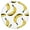Banana, variant on Paisley Tablecloth Mandala Exotic Artistic Design Waterproof Round Cover with Elastic Fit and Back for Elegant Use