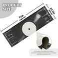 thumbnail image 3 of Vinyl Record Runner Area Rug 2x6 Soft Non-Slip Washable Bedside Carpet for Hallway Bedroom Living Room Home Decor, 3 of 8