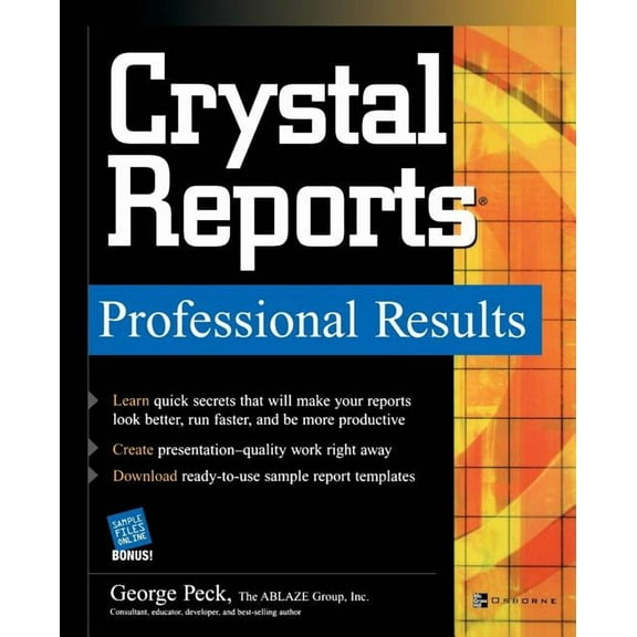 Professional Results Crystal Reports Professional Results, (Paperback)