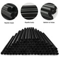 thumbnail image 6 of Triani  100 pack Jumbo Smoothie Straws, Boba Straw, Extra Wide & Fat, Black, Large, Polypropylene Plastic, BPA Free, Reuseable for Milkshakes, Tea, Coffee, Bubble Milk(0.43" Wide X 9.45" Long), 6 of 7