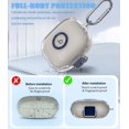 thumbnail image 4 of [Actualización De Bloqueo Seguro] Para Beats Powerbeats Pro 2 2025 Funda Con Kit De Limpieza Agentnano Funda Protectora Transparente De Tpu A Prueba De Golpes Con Estuche De Carga Beats Powerbeats Pro, 4 of 5