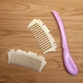 thumbnail image 3 of kusrkot Travel Lightweight Wide Teeth Heat Resistant Hair Comb Scalp Massage Comb Brush, 3 of 7
