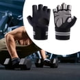thumbnail image 4 of harayaa Workout Gloves Comfortable Sports Training Mitts for Summer Bicycling Riding M, 4 of 9