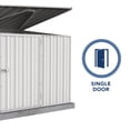 thumbnail image 4 of Absco Utility 5' x 5' Multipurpose Metal Pool Pump Shed - Surfmist, 4 of 13