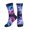 1 Black, variant on Women's Men's Outer Space Galaxy Colorful Novelty Pattern Crew Athletic Socks