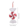 thumbnail image 7 of QJUHUNG Candy Christmas Tree Hanging Ornaments Candy Cane Fake Artificial Garland Peppermint Festive Decoration Xmas Cane Decor, 7 of 7