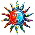 thumbnail image 1 of Colgante de pared de metal Sun Moon, decoración de la pared del sol de la luna sonriente, escultura de la cara de la luna del sol para el jardín interior del hogar al aire libre Feliz Sencillez, 1 of 5