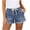 Dark Blue, variant on Qiopertar Women's Casual High Waist Loose Pocket Denim Shorts Solid Color Drawstring Jeans Pants Relaxed Fit Comfy Summer Beach Vacation, Black XXL