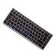 thumbnail image 1 of Matsuzay Teclados Teclados para juegos de escritura fluida Marco plateado Componentes de computadora Reemplazo de puntero de retroiluminación para Juegos de teclado y mouse para computadora, 1 of 6