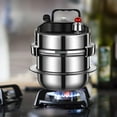 thumbnail image 2 of Abbracc Small 2L Pressure Cooker Travel Family Household Outdoor Cooking Pot Camping for, 2 of 5