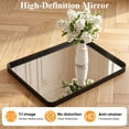 thumbnail image 4 of EDX Bathroom Mirror 22"x 30" Wall Mirror with Rectangular Metal Frame, Gold, 4 of 6