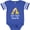 Football Blue and White, variant on Inktastic Gigi Loves Me Girls Giraffe Granddaughter Girls Baby Bodysuit