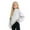 White, variant on Mercatoo Girls Mock Neck Sweatshirt Kids Oversized Turtleneck Pullover Sweatshirts Trendy 𝐘2K Hoodies Plain Warm Top