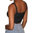 thumbnail image 4 of Women's Solid Color Casual Sportswear Yoga Tops Short Sleeve Tops Blouse womens tops plus size, 4 of 6