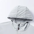 thumbnail image 5 of Yusimy Men's Lightweight Sun Protection Jacket Quick-Dry Sportswear Zipper Pocket Hooded Casual Windbreaker Solid Color Long Sleeve Sporty Style, 5 of 9