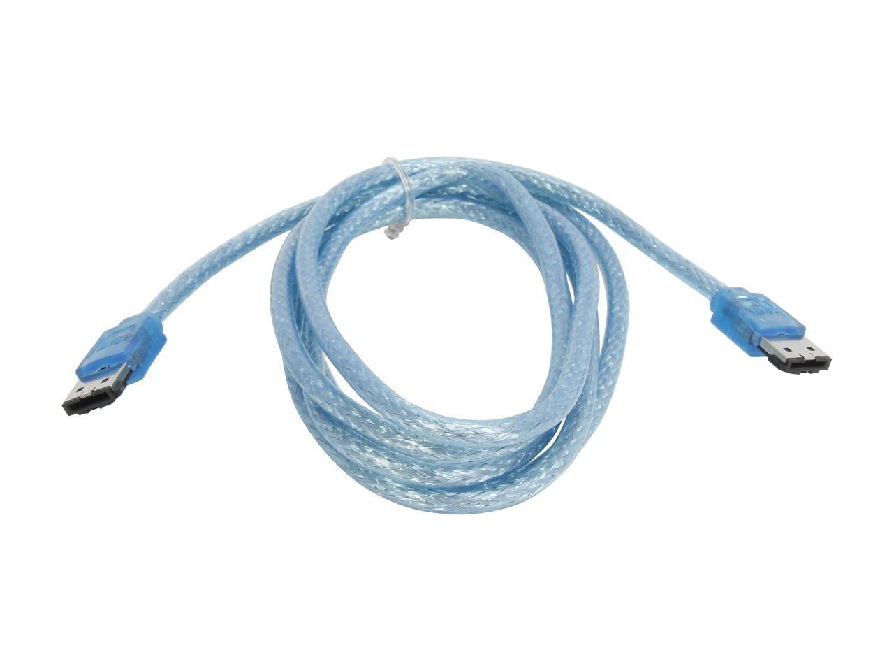 Nippon Labs ESATA3-R-6-ll-BU 6 ft. eSATA III(Type I) Male to Male Cable, Blue - image 2 of 3