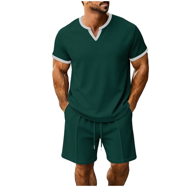 Capas de Base de los Hombres de Color Sólido de Manga Larga Cuello Redondo Elástico Desgaste de Fitness, Ciclismo Al Aire Libre para la Comodidad Diaria