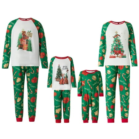 

Family Christmas Pjs Matching Sets Xmas Matching Pajamas for Adults Kids Holiday Xmas Sleepwear Set
