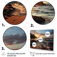 thumbnail image 3 of Designart "A Mesmerizing Golden Sands wall art XII" Landscapes Floater Framed Wall Decor, 3 of 7