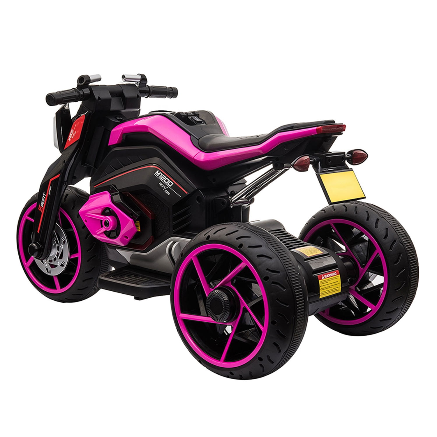 CIPACHO 12V Electric Motorcycle for Kids, Kids Ride On Motorcycle w/ 3 Wheels, Lights, Music, Battery Powered Trike Electric Toy for Children, Pink CIPACHO 12V Electric Motorcycle for Kids, Kids Ride On Motorcycle w/ 3 Wheels, Lights, Music, Battery Powered Trike Electric Toy for Children, Pink
