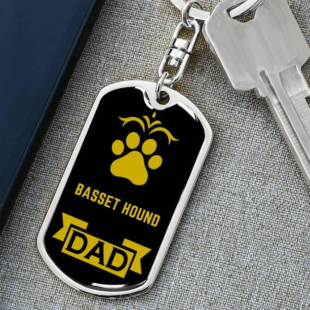 Basset hound keychain best sale