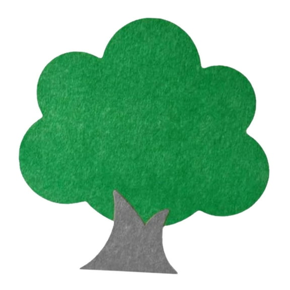 Dualoai Felt Tree Mat Play Food Toys Educational for 3  Year Old Preschool Childrens