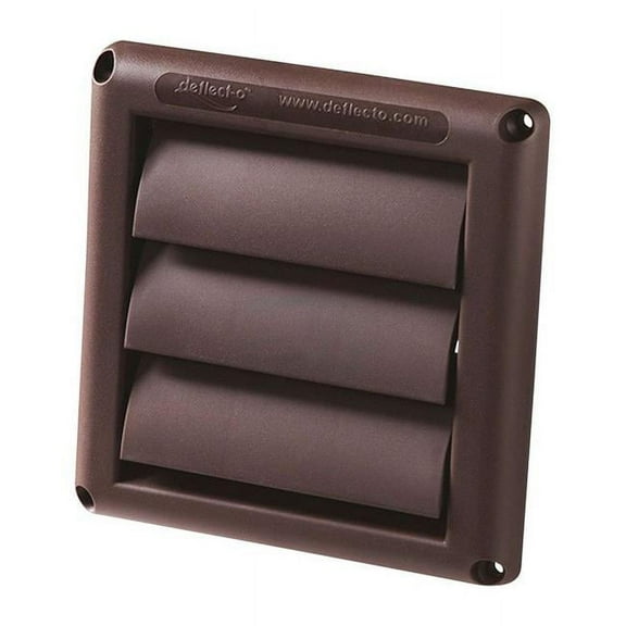 DRYER VENT HOOD BROWN (Pack of 1)