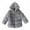Grey, variant on Vividxx Girl's Winter Coat Jacket Toddler Fall Winter Toddler Kids Solid Color Jackets Warm Hooded Woolen Jacket Coats For Boys And Girls 2-3 Years