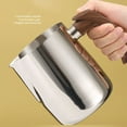 thumbnail image 3 of Coffee Steaming Pitcher Jug, Frothing Cup Inner Scale Easy Cleaning 304 Stainless Steel  For Hot Chocolate, 3 of 7