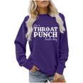 thumbnail image 1 of Puntoco moda mujer manga larga cuello sesgado Navidad impresión blusa otoño causal pulóver tops Puntoco Puntoco-5152, 1 of 3