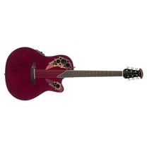 Ovation Celebrity Elite CE48-RR Acoustic-Electric Guitar  Ruby Red