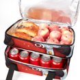thumbnail image 5 of Santa Claus Double Layered Insulated and Refrigerated Lunch Bag with Two Compartments, Large Capacity, and Hand-Carrying Feature, 7.1x11.4x16.1 Inches - Ideal for Daily Use as Lunch Bags, 5 of 6