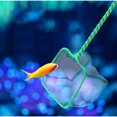 thumbnail image 2 of 4pcs 4 Inch Portable Shrimp Fishing Net Scoop Net for Aquarium Fish Tank Pond (Green), 2 of 6