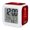 Red, variant on Christmas Digital Alarm Clock for Bedrooms, Smart LED Alarm Clock with 7 Color Changing Night Light, Abstract Golden Sparkle Xmas Tree Red Winter Silent Wake Up Clocks for Sleep Study Cooking