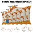 thumbnail image 5 of Throw Pillow Covers, Fall Straw Man 16x16 Pillow Covers for Couch/Sofa/Bed, Thanksgiving Pumpkins Autumn Leaf Vintage Decorative Square Linen Cushion Pillowcase for Home Decor, 5 of 9