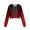 Red, variant on Women Dressy Blouses Fall Winter Comfy Hooded Long Sleeve Kimono Drop Shoulder Zip Up Gradient Print Hoodie Cotton Hoodies Hoodie(Green,L)