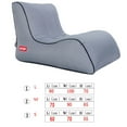thumbnail image 2 of Soidarity Portable Lazy Air Lounge Chair Inflable Sleeping Camping Bed Beach Sofá Bolsa Deportes acuáticos gris 70*90*65cm Soidarity HW5621-08, 2 of 6