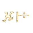 thumbnail image 1 of Dsseng Sterling Silver Stud Earrings  14K Gold, 1 of 6