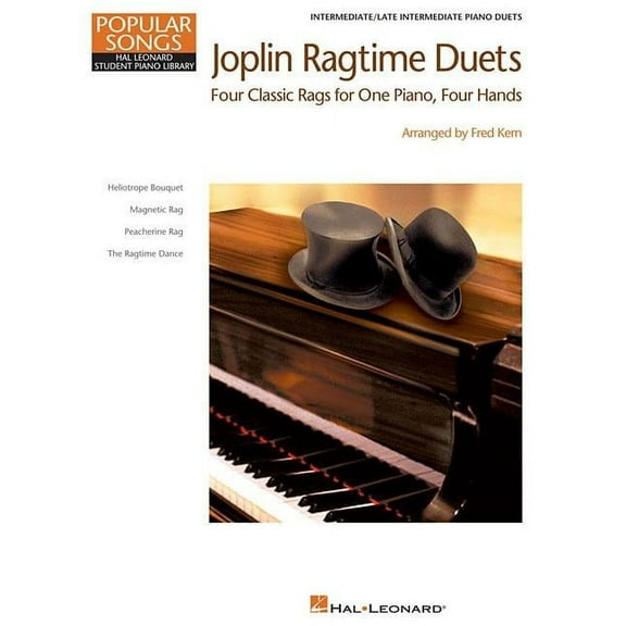Joplin Ragtime Duets: Hal Leonard Student Piano Library Popular Songs Series Intermediate - Level 5 1 Piano, 4 Hands