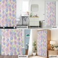 thumbnail image 6 of Pink Purple Tie Dye Fabric Shower Curtain Ombre Boho Abstract Art Washable Shower Curtains for Bathroom, Waterproof Bath Curtain with Hooks Home Decor 72x72in, 6 of 8