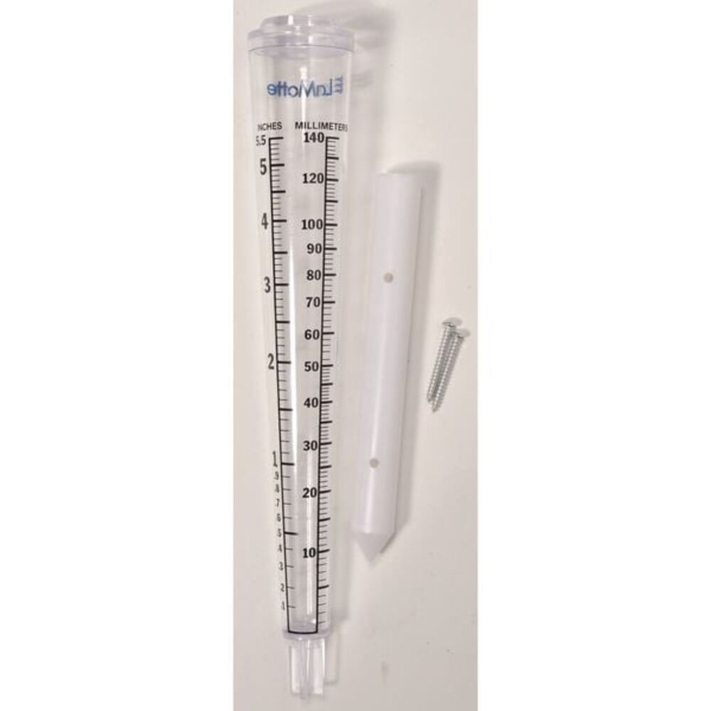 Lamotte Rain Gauge,0.1 In To 5.5 In Cap 1047