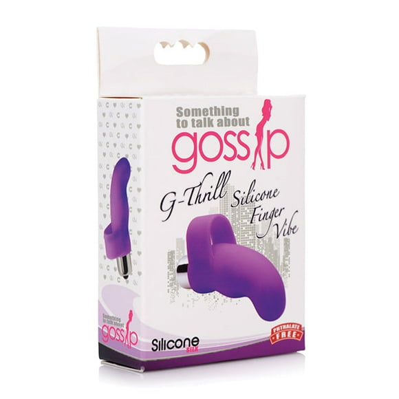 Curve Toys Gossip G-thrill G Spot Finger Vibe - Violet