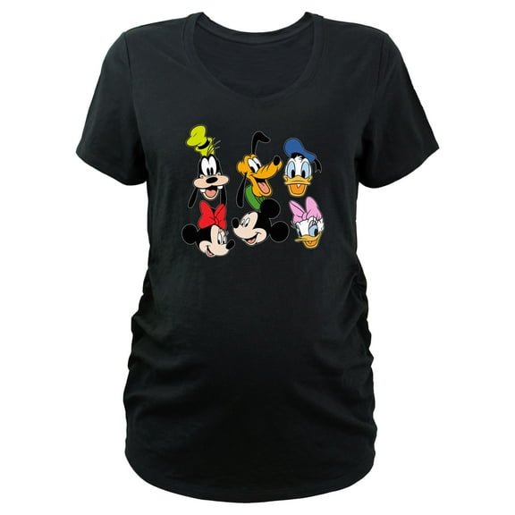 Women's Mickey & Friends Crew Portraits Graphic Maternity T-Shirt