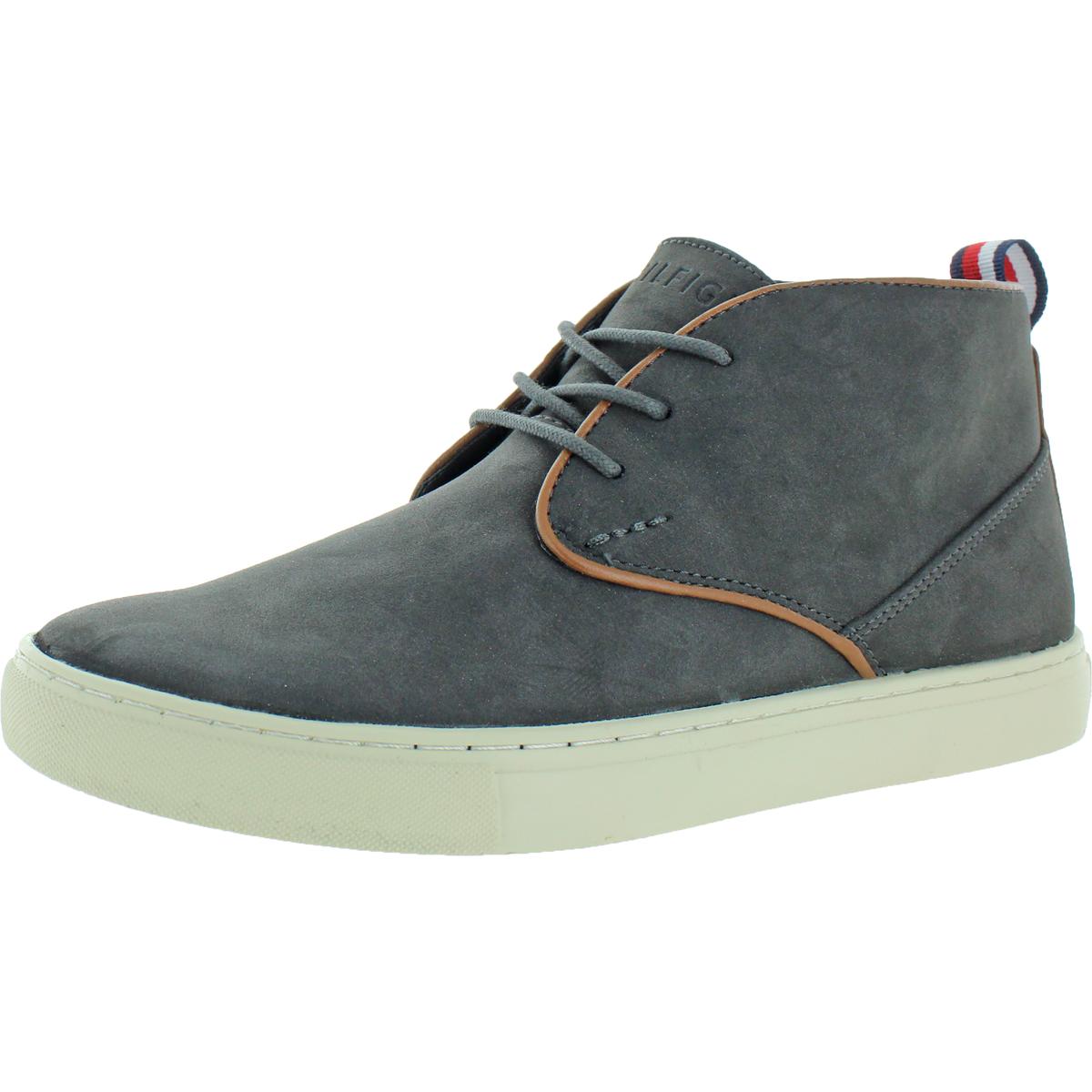 TOMMY HILFIGER Mens Black Cushioned Rawstin Cap Toe Lace-Up 