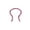 Pink, variant on 16G Septum Ring Retainer Anodized Titanium 12mm Piercings Jewelry for Women Men